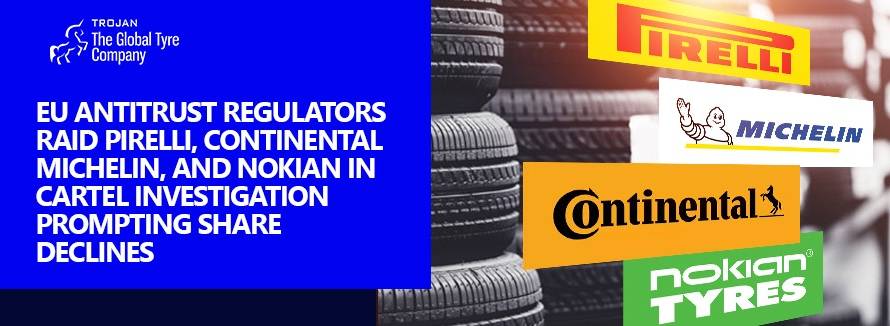 EU Antitrust Regulators Raid Pirelli Continental Michelin and Nokian in Cartel Investigation Prompting Share Declines