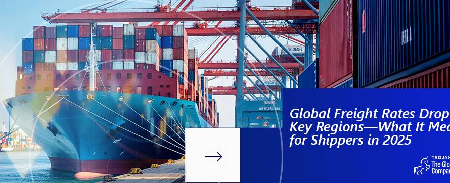Global Freight Rates Drop in Key Regions—What It Means for Shippers in 2025