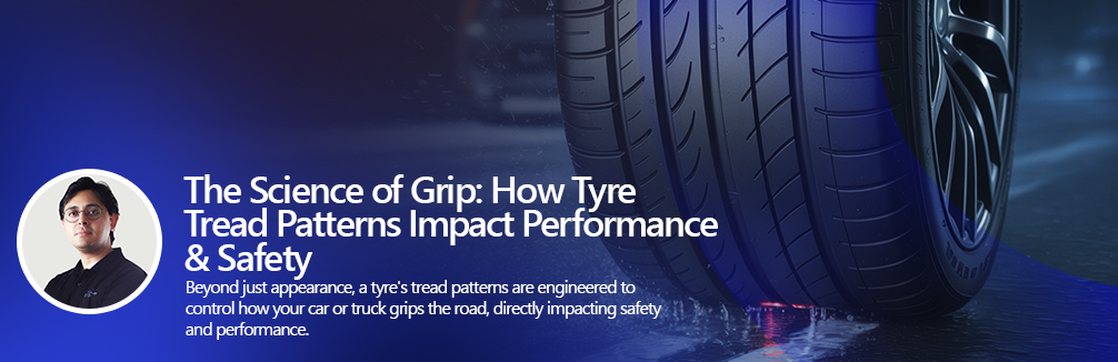 Tyre tread patterns and how they impact performance and safety